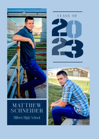 Matts grad card Front