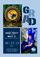Matts grad card back