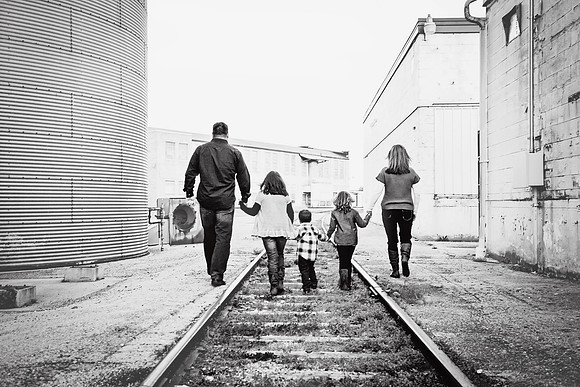 Schwahn Family Black and white