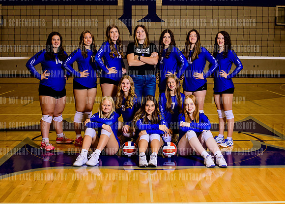 2024 Hilbert JV1 Volleyball Team